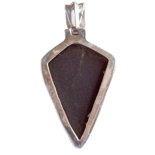 925 Sterling Silver Natural Gemstones Agate Druzy Pendant FJSVP2088